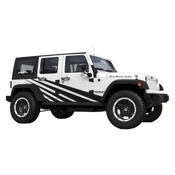 OG Innovations® - Satin Black Rising Sun Jeep Graphic Decals