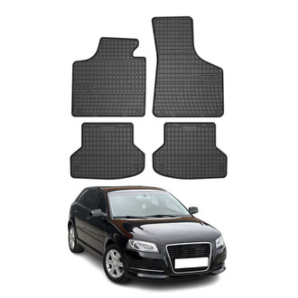 OMAC® - Classic 1st & 2nd Row Black Floor Mat Set