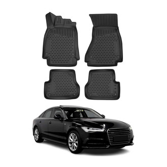 OMAC® - Classic 1st & 2nd Row Black Floor Mat Set