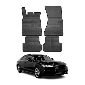 OMAC® - Classic 1st & 2nd Row Black Floor Mat Set
