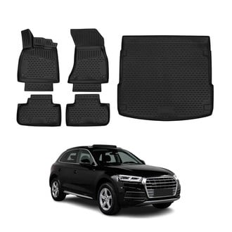 OMAC® - Classic 1st, 2nd Row & Cargo Black Floor Mat and Cargo Liner Set
