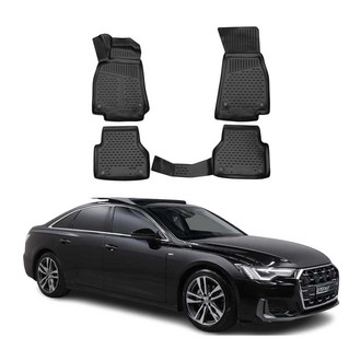 OMAC® - Classic 1st & 2nd Row Black Floor Mat Set