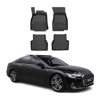 OMAC® - Premium 1st & 2nd Row Black Floor Mat Set