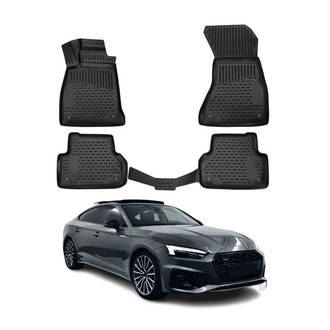 OMAC® - Classic 1st & 2nd Row Black Floor Mat Set