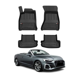 OMAC® - Premium 1st & 2nd Row Black Floor Mat Set