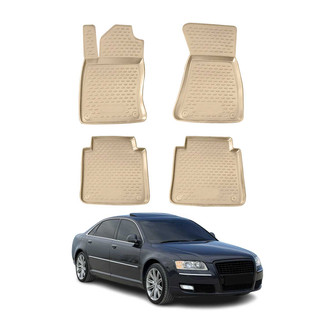 OMAC® - Classic 1st & 2nd Row Beige Floor Mat Set
