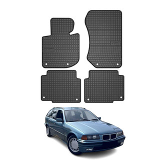 OMAC® - Classic 1st & 2nd Row Black Floor Mat Set