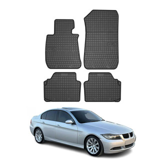 OMAC® - Classic 1st & 2nd Row Black Floor Mat Set