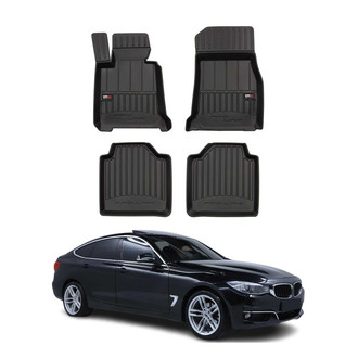 OMAC® - Premium 1st & 2nd Row Black Floor Mat Set