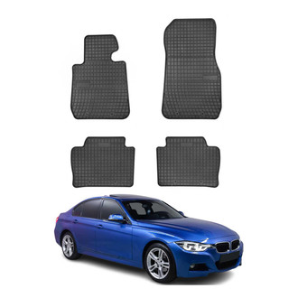 OMAC® - Classic 1st & 2nd Row Black Floor Mat Set