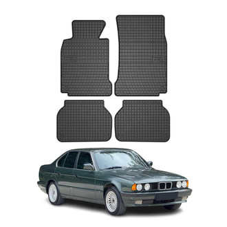 OMAC® - Classic 1st & 2nd Row Black Floor Mat Set