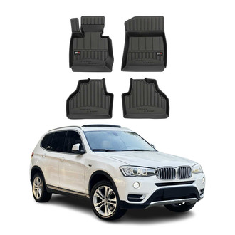 OMAC® - Premium 1st & 2nd Row Black Floor Mat Set