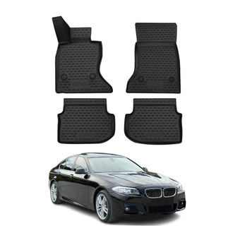 OMAC® - Classic 1st & 2nd Row Black Floor Mat Set