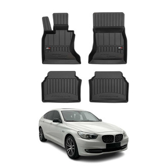 OMAC® - Premium 1st & 2nd Row Black Floor Mat Set