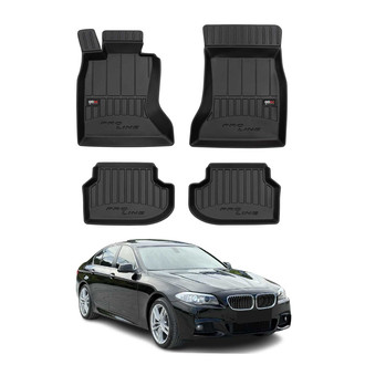 OMAC® - Premium 1st & 2nd Row Black Floor Mat Set