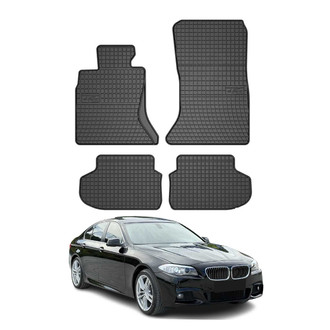 OMAC® - Classic 1st & 2nd Row Black Floor Mat Set