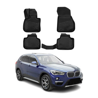 OMAC® - Classic 1st & 2nd Row Black Floor Mat Set
