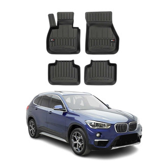 OMAC® - Premium 1st & 2nd Row Black Floor Mat Set