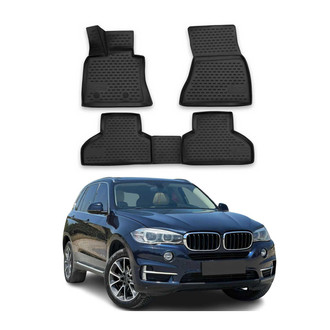 OMAC® - Classic 1st & 2nd Row Black Floor Mat Set