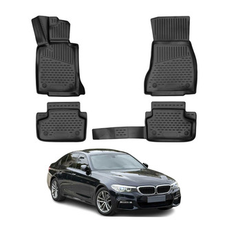 OMAC® - Classic 1st & 2nd Row Black Floor Mat Set