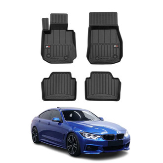 OMAC® - Premium 1st & 2nd Row Black Floor Mat Set