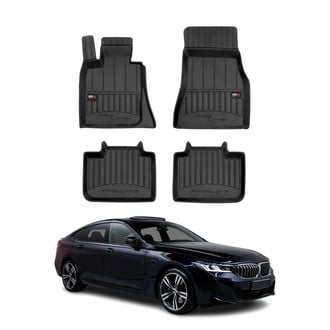 OMAC® - Premium 1st & 2nd Row Black Floor Mat Set