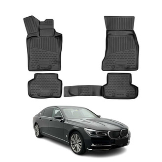 OMAC® - Classic 1st & 2nd Row Black Floor Mat Set