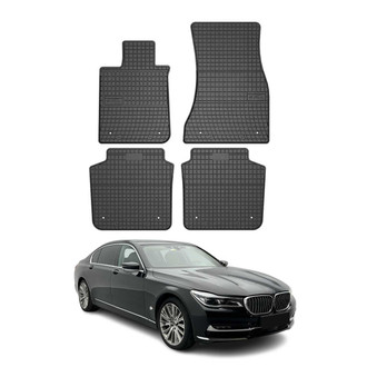 OMAC® - Classic 1st & 2nd Row Black Floor Mat Set