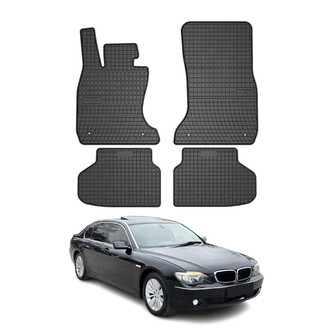 OMAC® - Classic 1st & 2nd Row Black Floor Mat Set