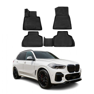 OMAC® - Classic 1st & 2nd Row Black Floor Mat Set