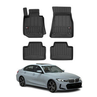 OMAC® - Premium 1st & 2nd Row Black Floor Mat Set