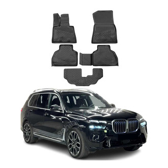 OMAC® - Classic 1st & 2nd Row Black Floor Mat Set