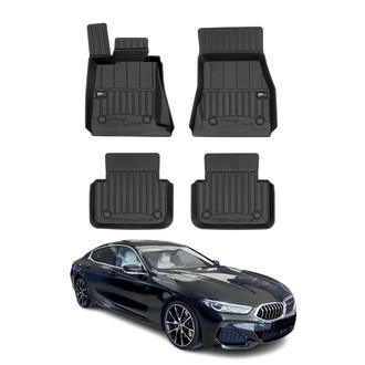 OMAC® - Premium 1st & 2nd Row Black Floor Mat Set
