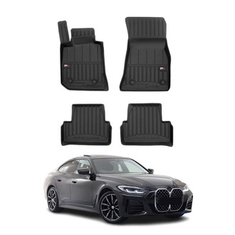 OMAC® - Premium 1st & 2nd Row Black Floor Mat Set