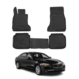 OMAC® - Classic 1st & 2nd Row Black Floor Mat Set