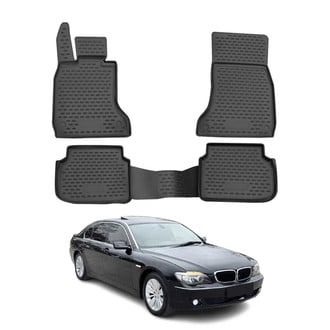 OMAC® - Classic 1st & 2nd Row Black Floor Mat Set