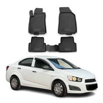 OMAC® - Classic 1st & 2nd Row Black Floor Mat Set