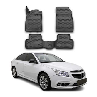 OMAC® - Classic 1st & 2nd Row Black Floor Mat Set