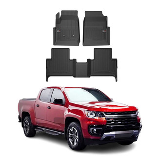 OMAC® - Premium 1st & 2nd Row Black Floor Mat Set