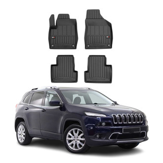 OMAC® - Premium 1st & 2nd Row Black Floor Mat Set