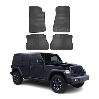 OMAC® - Classic 1st & 2nd Row Black Floor Mat Set