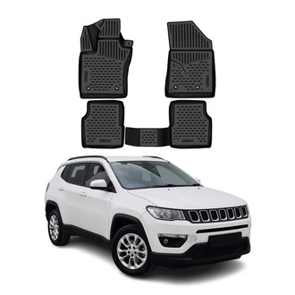 OMAC® - Classic 1st & 2nd Row Black Floor Mat Set