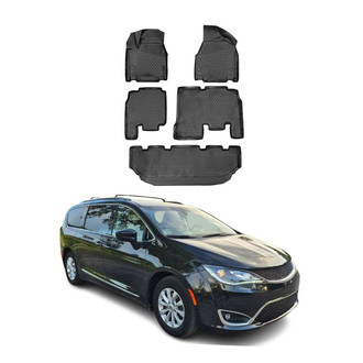 OMAC® - Classic 1st & 2nd Row Black Floor Mat Set