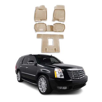 OMAC® - Classic 1st & 2nd Row Beige Floor Mat Set