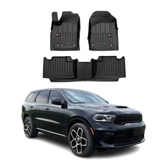OMAC® - Premium 1st & 2nd Row Black Floor Mat Set
