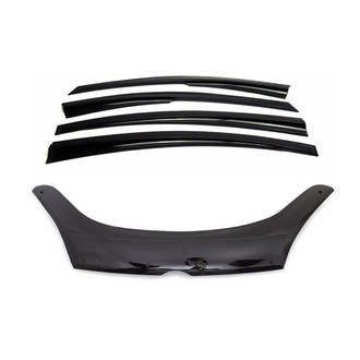 OMAC® - Black Bug Shield Hood and Wind Deflector Kit