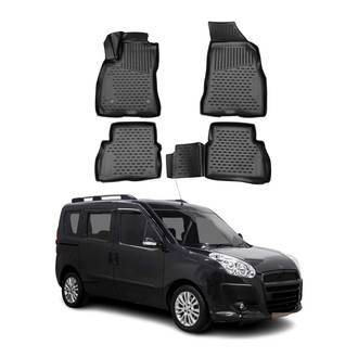 OMAC® - Classic 1st & 2nd Row Black Floor Mat Set