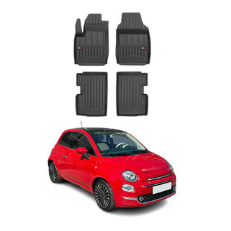 OMAC® - Premium 1st & 2nd Row Black Floor Mat Set