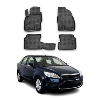 OMAC® - Classic 1st & 2nd Row Black Floor Mat Set