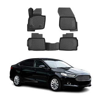 OMAC® - Classic 1st & 2nd Row Black Floor Mat Set